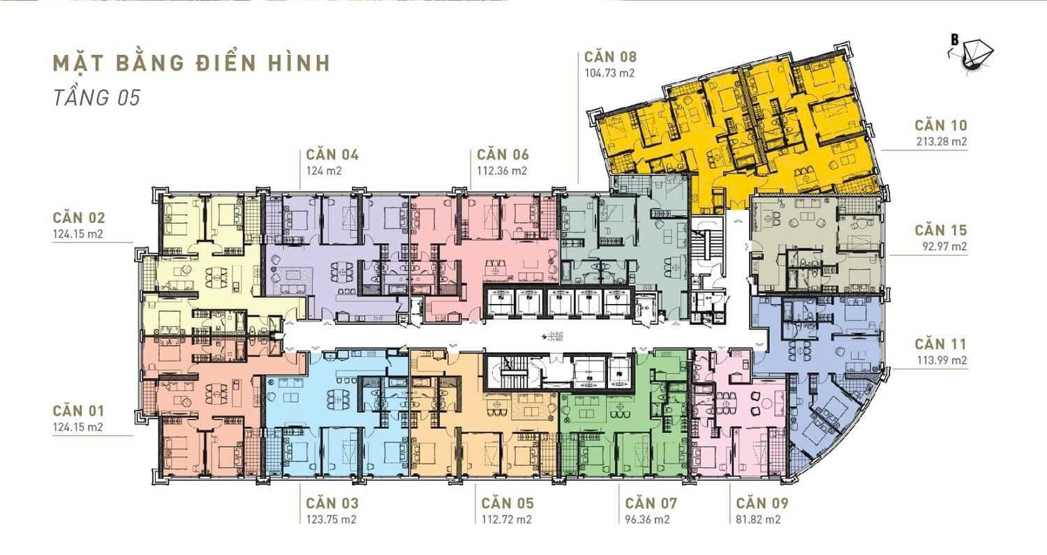 Mặt bằng Hà Nội Park Centric