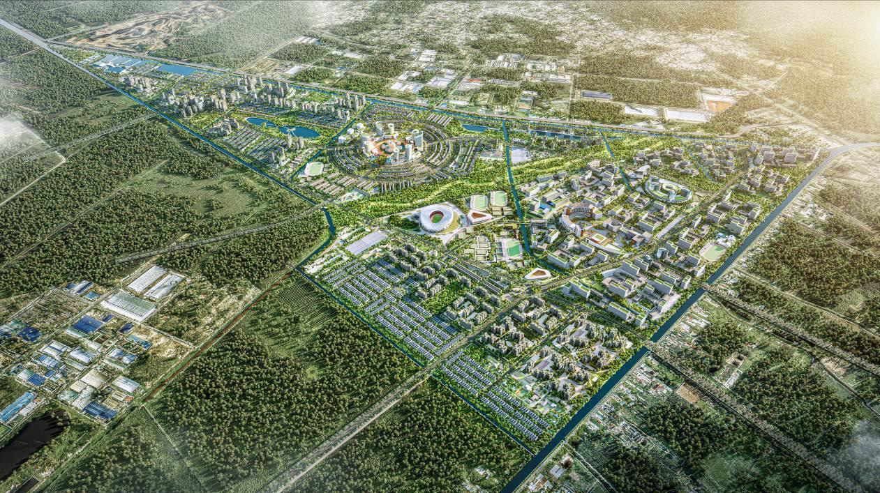 Phối cảnh tổng thể đại đô thị Vinhomes Hóc Môn