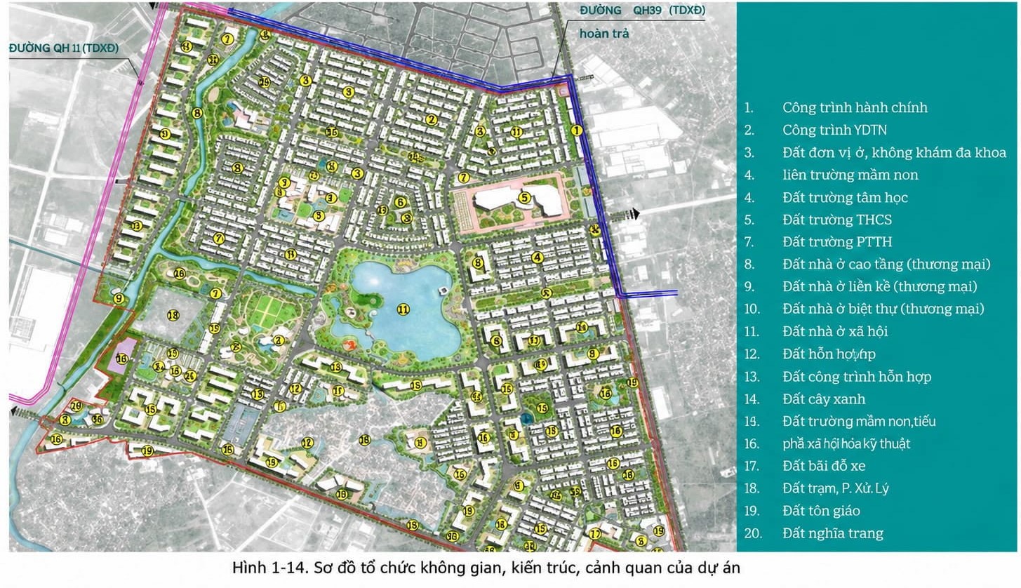 Mặt bằng tổng thể Forestia Park Phố Nối