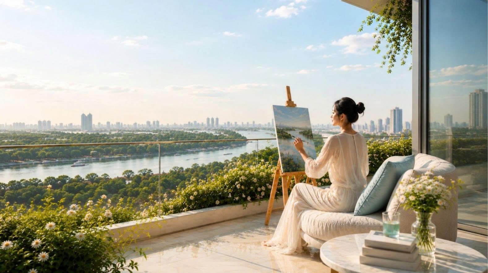 Vật liệu bàn giao cao cấp tại căn hộ Serena Riverside
